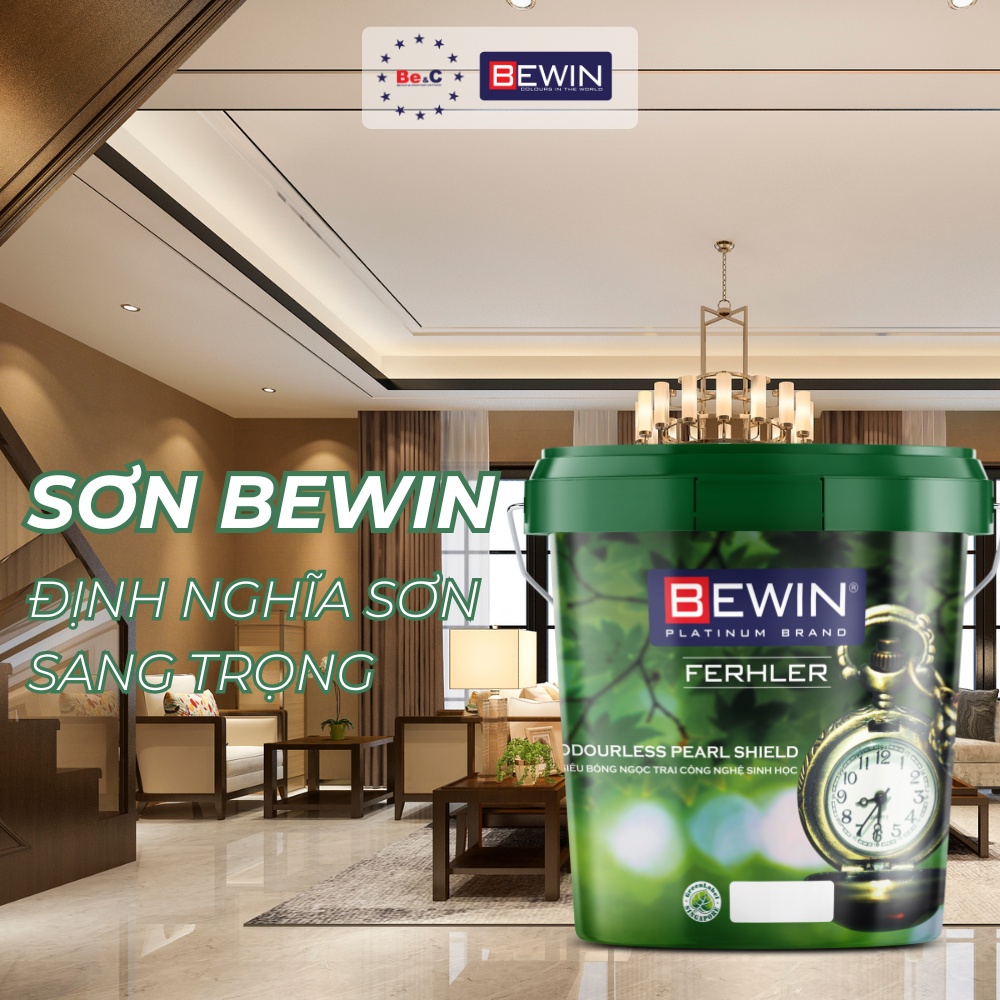 Không Gian Sống Sang Trọng – Bí Quyết Chọn Màu Sơn Bewin Đúng Chuẩn