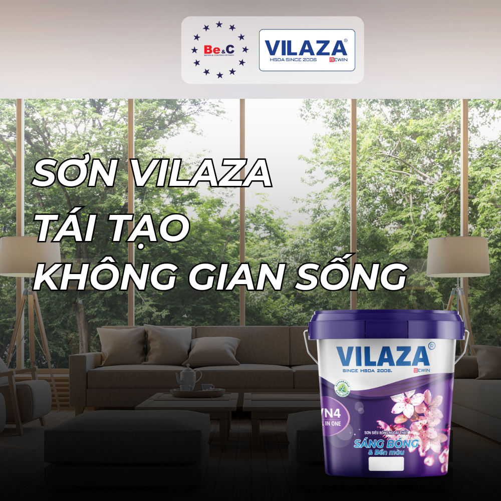 Tái Tạo Không Gian Sống Với Sắc Màu Vilaza Thiên Nhiên – Giải Pháp Toàn Diện Cho Mọi Ngôi Nhà