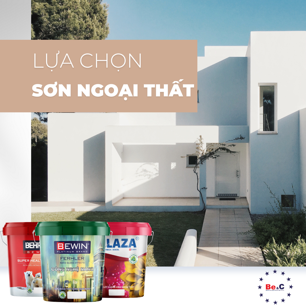 Sơn Ngoại Thất - Bí Quyết Chọn Lựa & Thi Công Để Ngôi Nhà Luôn Bền Đẹp