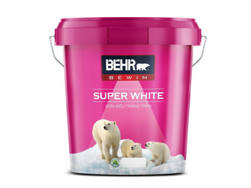 SƠN SIÊU TRẮNG TRẦN - SUPER WHITE SƠN SIÊU TRẮNG TRẦN - SUPER WHITE