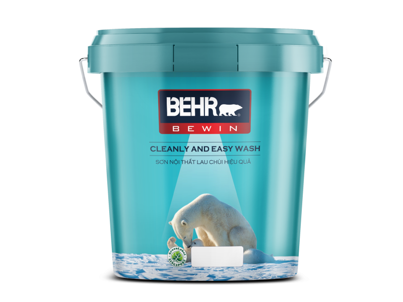 SƠN NỘI THẤT LAU CHÙI HIỆU QUẢ - CLEANLY AND EASY WASH