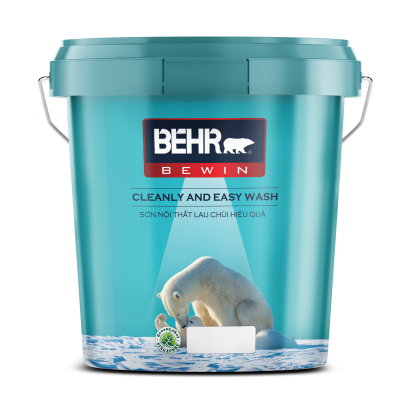 SƠN NỘI THẤT LAU CHÙI HIỆU QUẢ - CLEANLY AND EASY WASH
