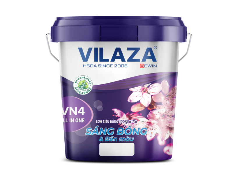 SƠN SIÊU BÓNG NGOẠI THẤT VILAZA - ALL IN ONE SƠN SIÊU BÓNG NGOẠI THẤT VILAZA - ALL IN ONE