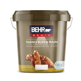 SƠN BÓNG NGOẠI THẤT CAO CẤP NANO | BEHR NANO SUN & RAIN (PLUS)