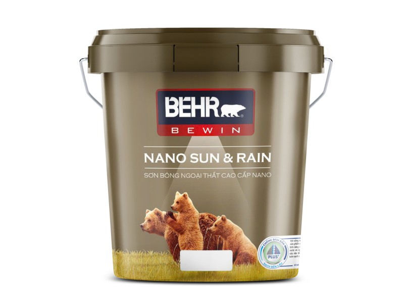 SƠN BÓNG NGOẠI THẤT CAO CẤP NANO | BEHR NANO SUN & RAIN (PLUS) SƠN BÓNG NGOẠI THẤT CAO CẤP NANO | BEHR NANO SUN & RAIN (PLUS)