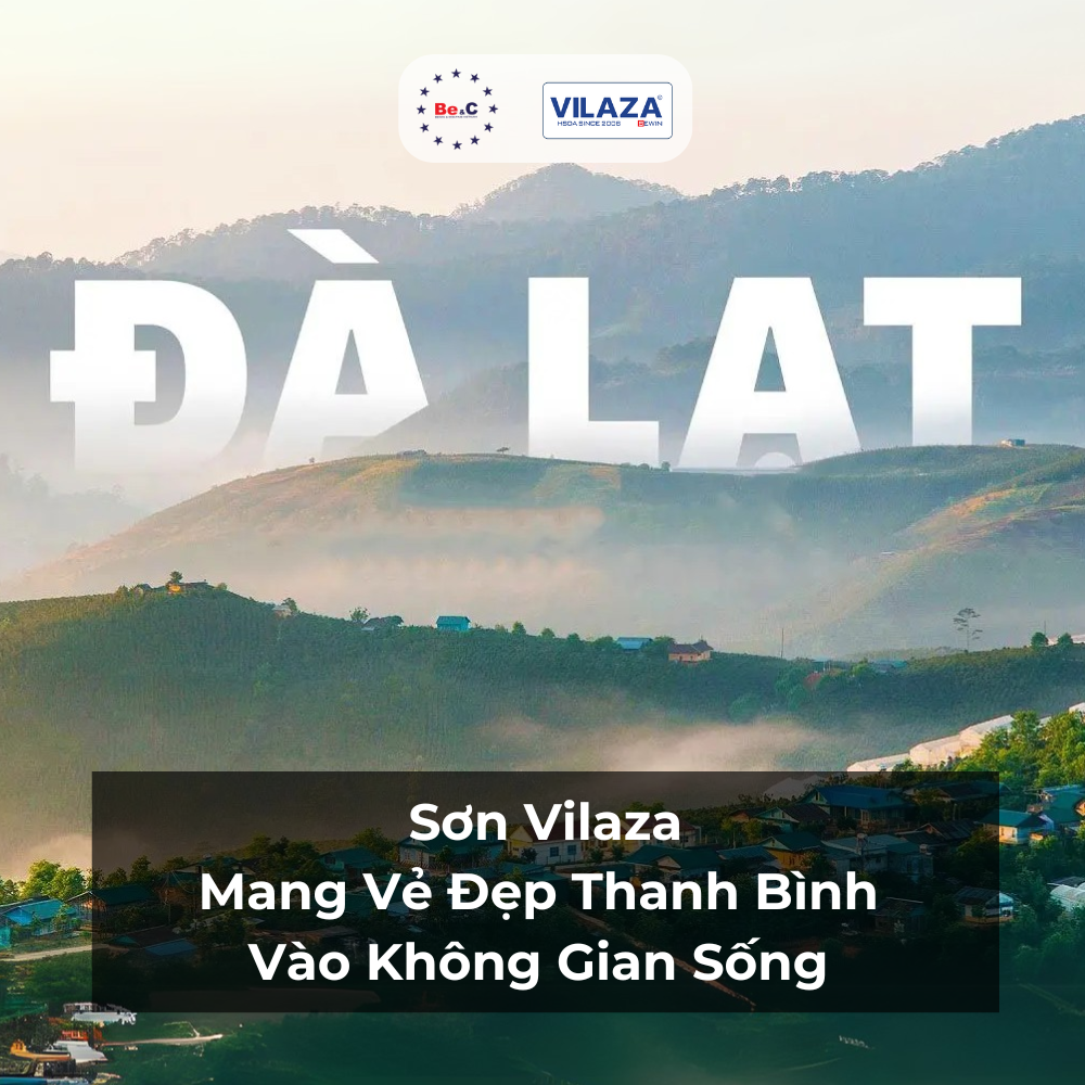 Cảm hứng Đà Lạt – Sơn Vilaza mang vẻ đẹp lãng mạn và thanh bình vào không gian sống