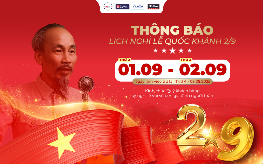 THÔNG BÁO NGHỈ LỄ KỶ NIỆM 80 NĂM QUỐC KHÁNH (2/9/1945 – 2/9/2025)