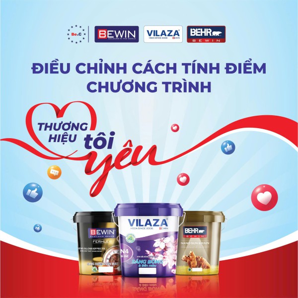 THÔNG BÁO ĐIỀU CHỈNH CÁCH THỨC TÍNH ĐIỂM TRONG CHƯƠNG TRÌNH THƯƠNG HIỆU TÔI YÊU