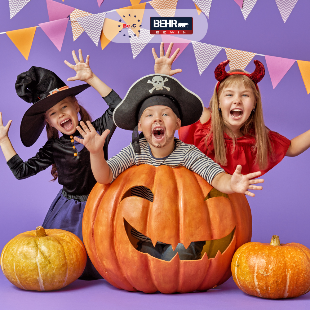 Sáng tạo ngôi nhà đậm chất Halloween cùng màu Sơn Behr đầy cảm hứng