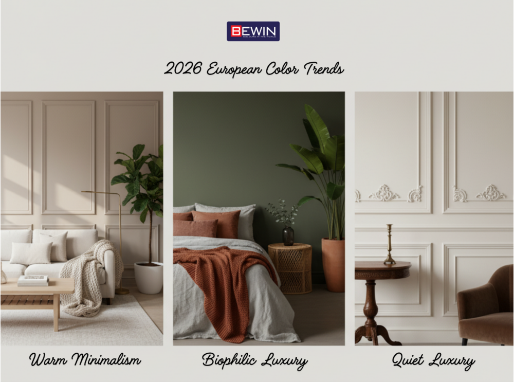 Xu Hướng Màu Sơn 2026 Phong Cách Châu Âu: 3 Trào Lưu "Lên Ngôi"