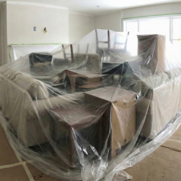 Làm Sao Để Sơn Nhà Sát Tết Mà Không Lo Văng Bẩn Vào Bàn Ghế, Sàn Gỗ?