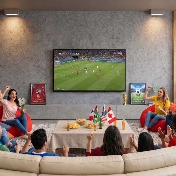 HƯỚNG DẪN TRANG TRÍ PHÒNG KHÁCH THÀNH “KHÁN ĐÀI” WORLD CUP 2026