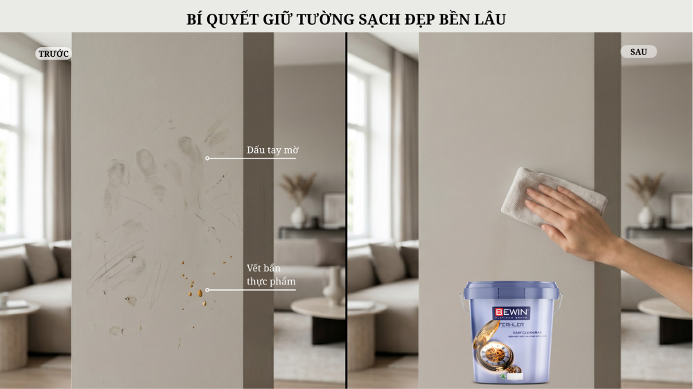 SƠN DỄ LAU CHÙI CÓ CẦN THIẾT KHÔNG?