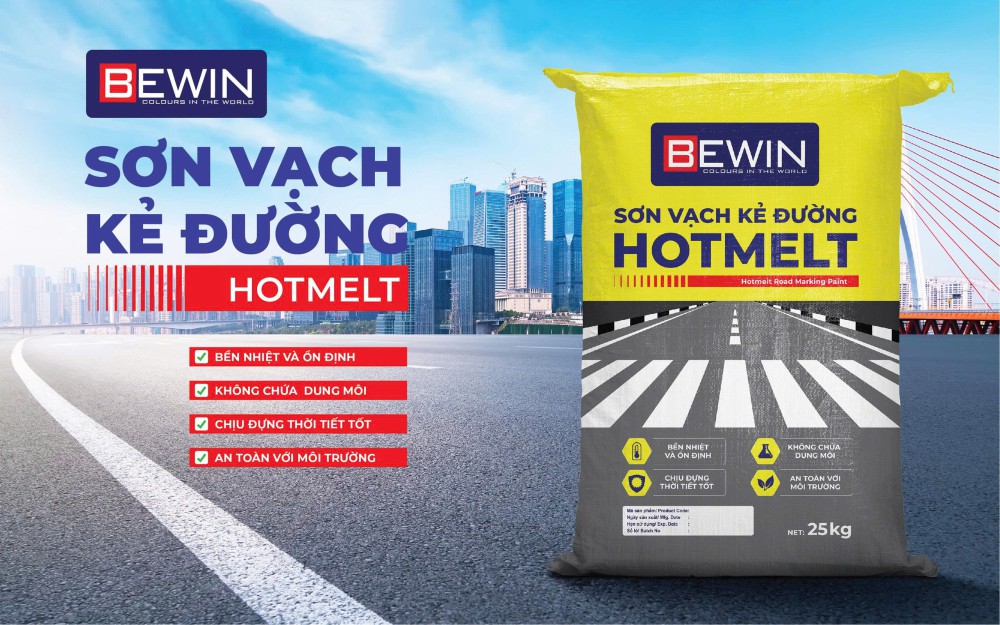 Sơn Vạch Kẻ Đường Bewin Hotmelt