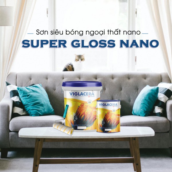 [Sản phẩm cao cấp cùng Be&C] Sơn Super Gloss Nano cao cấp