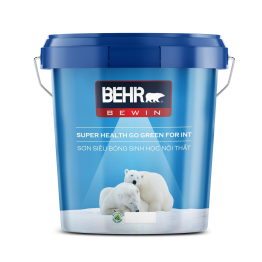SƠN SIÊU BÓNG SINH HỌC NỘI THẤT - SUPER HEALTH GO GREEN FOR INT