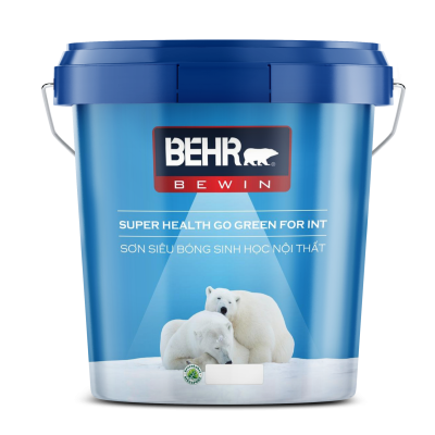 SƠN SIÊU BÓNG SINH HỌC NỘI THẤT - SUPER HEALTH GO GREEN FOR INT