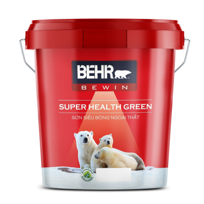 SƠN SIÊU BÓNG NGOẠI THẤT - SUPER HEALTH GREEN
