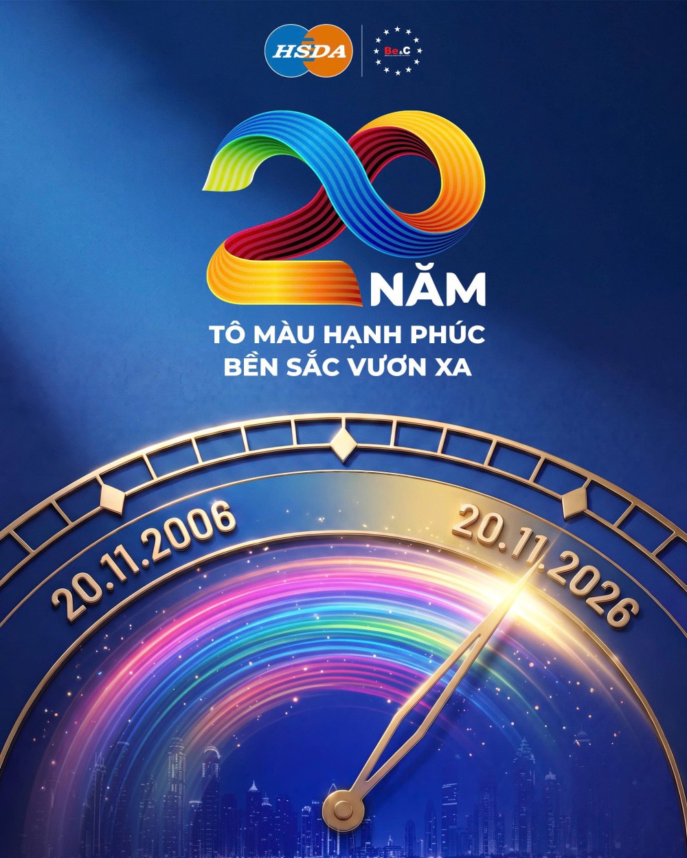 Hãng Sơn Đông Á kỷ niệm 20 năm: Tô màu hạnh phúc – Bền sắc vươn xa