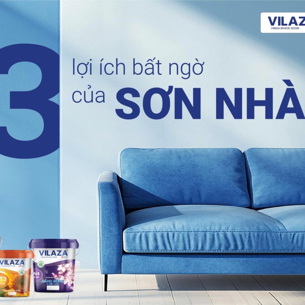 3 LỢI ÍCH BẤT NGỜ CỦA SƠN NHÀ MÀ BẠN CHƯA TỪNG NGHĨ TỚI