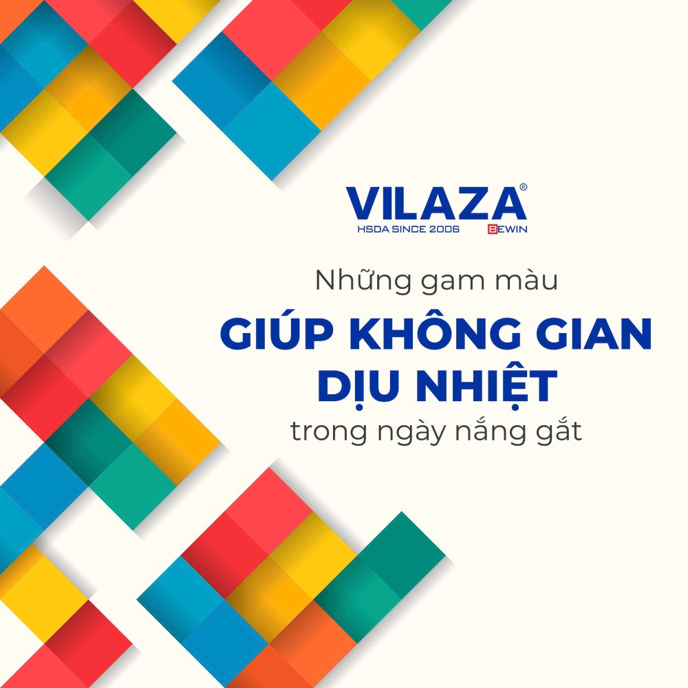 NHỮNG GAM MÀU GIÚP KHÔNG GIAN DỊU NHIỆT TRONG NGÀY NẮNG GẮT