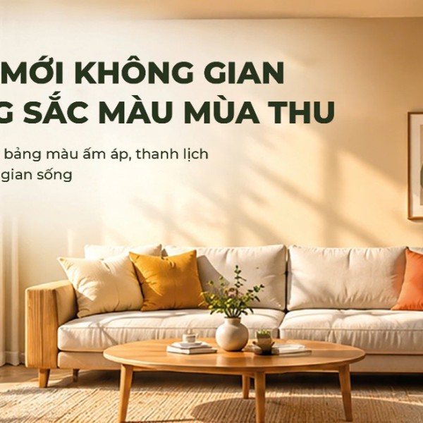 Làm mới không gian bằng sắc màu mùa thu. Vilaza gợi ý bảng màu ấm áp, thanh lịch cho không gian sống