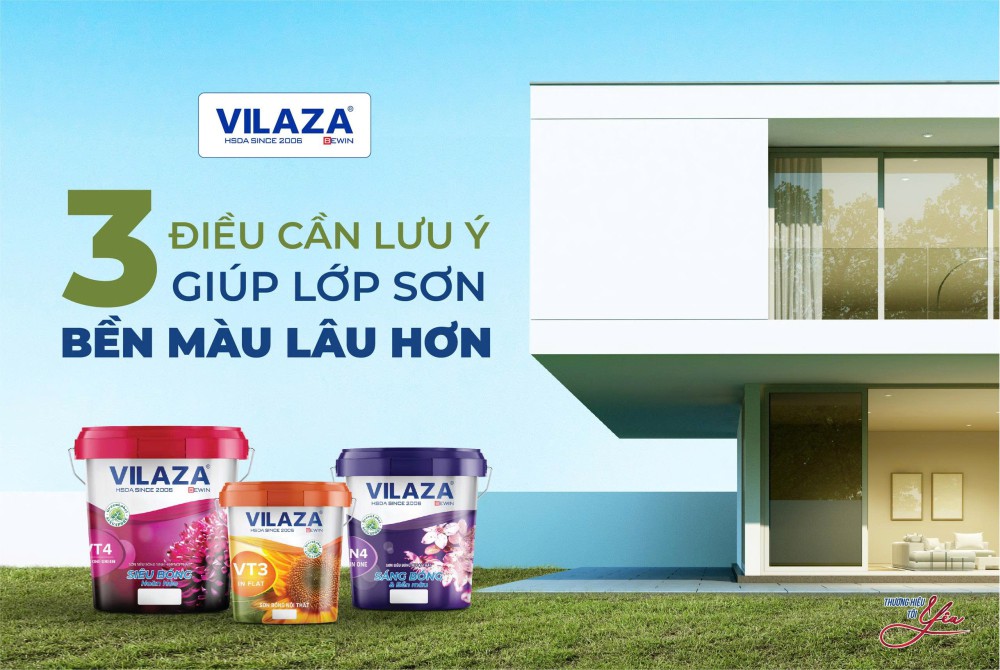 3 điều giúp lớp sơn bền màu lâu hơn theo thời gian
