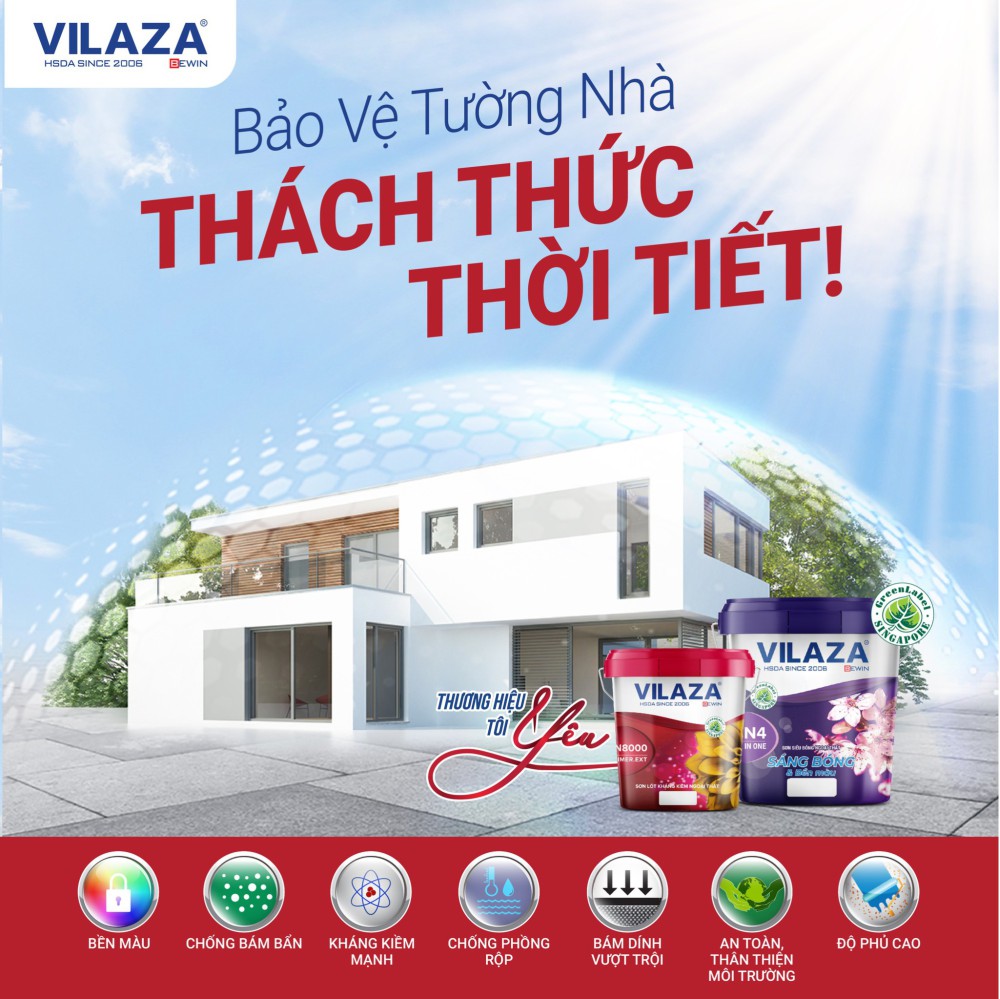 Vì sao sơn ngoại thất nhanh phai màu? 7 nguyên nhân và cách chọn sơn bền màu cùng Vilaza