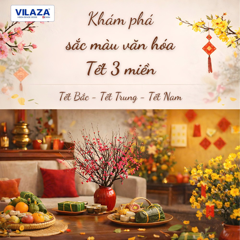 Khám phá sắc màu văn hóa Tết 3 miền