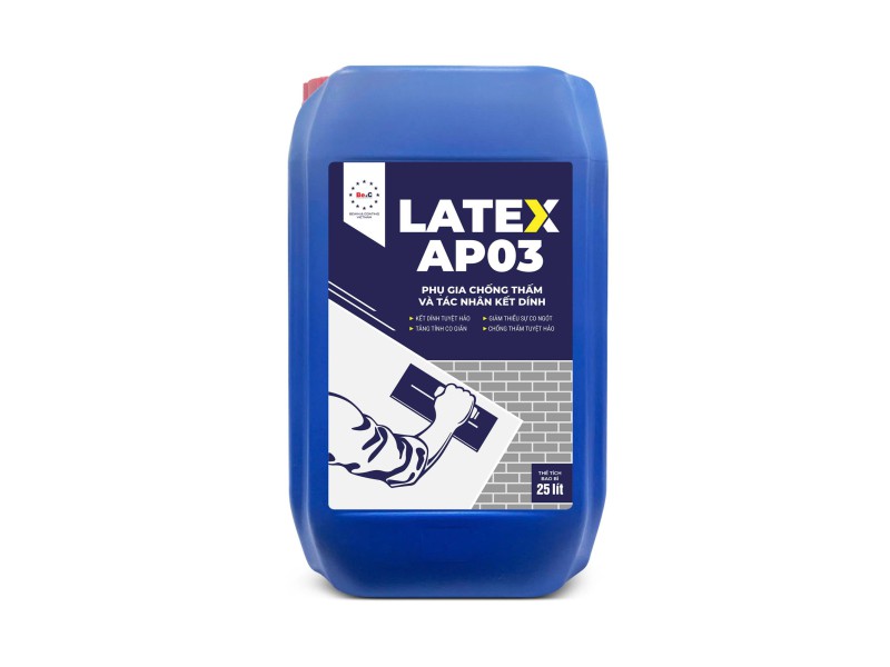 PHỤ GIA CHỐNG THẤM & TÁC NHÂN KẾT DÍNH - LATEX AP03