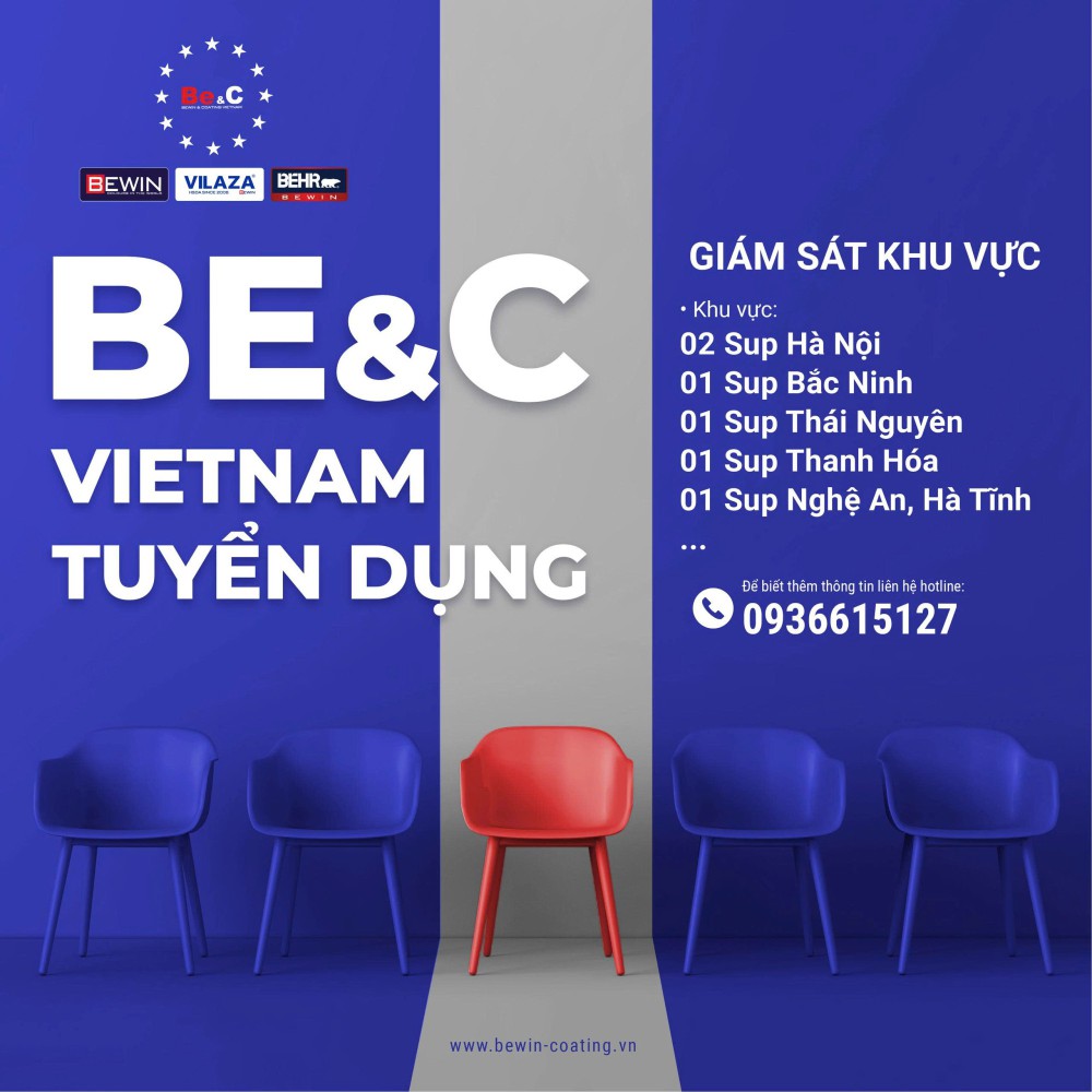 BE&C TUYỂN DỤNG: GIÁM SÁT KHU VỰC